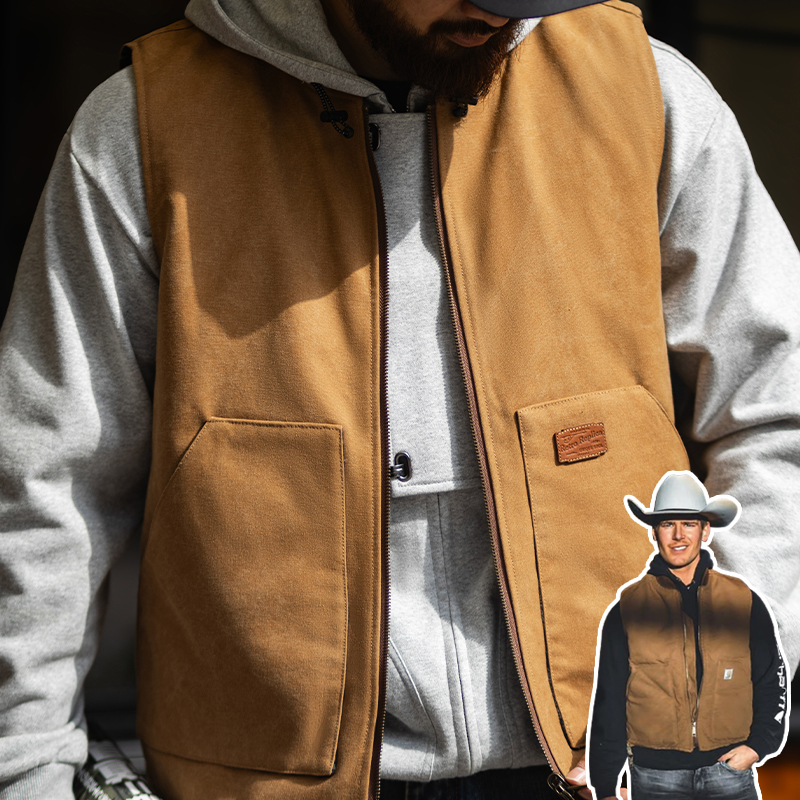 两面穿纳瓦霍保暖防风户外马甲