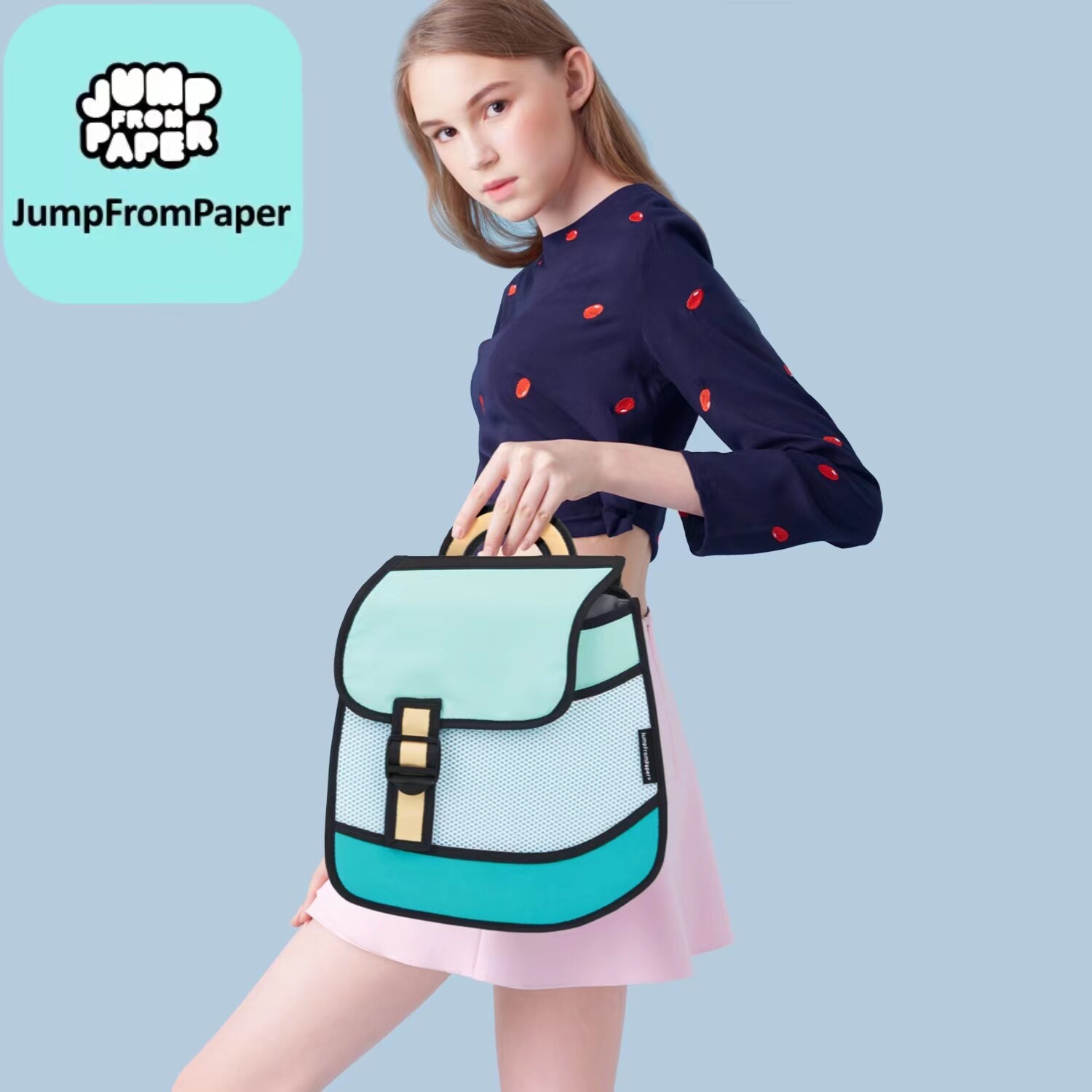 旅行手提女包JumpFromPaper