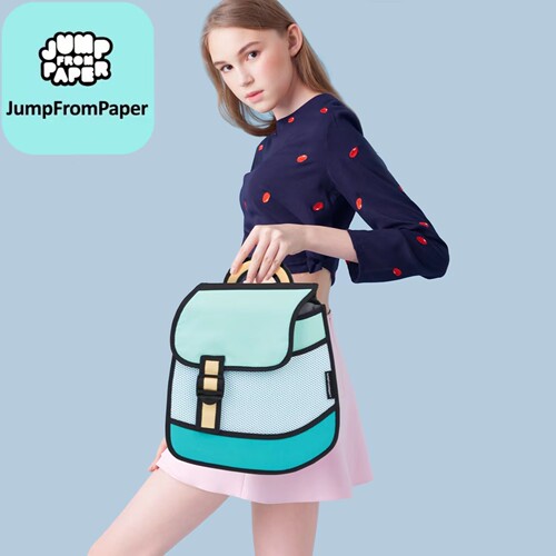 旅行手提女包JumpFromPaper