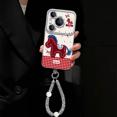 红色小马大视窗适用pura70手机壳