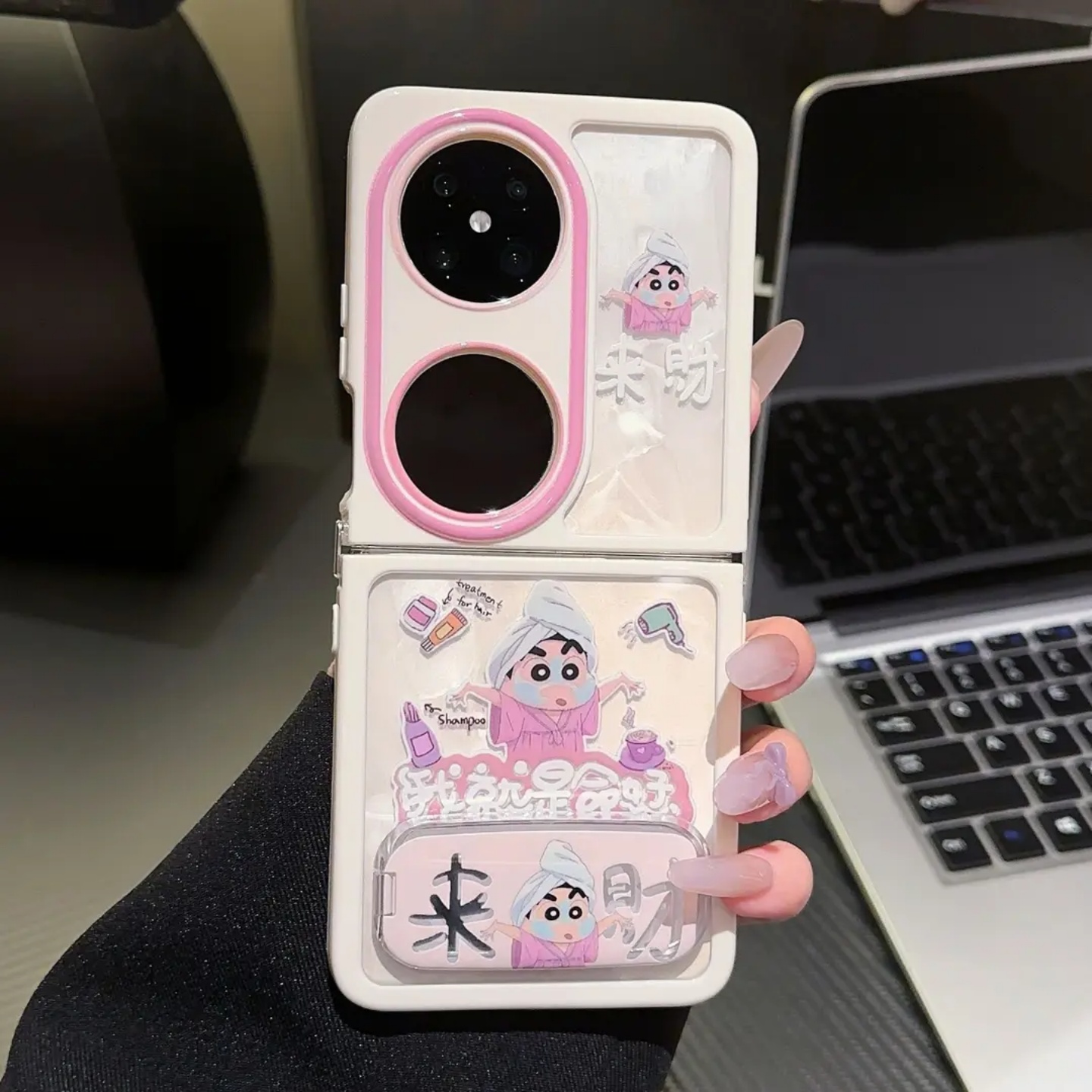 ins来财小新支架适用华为pocket2