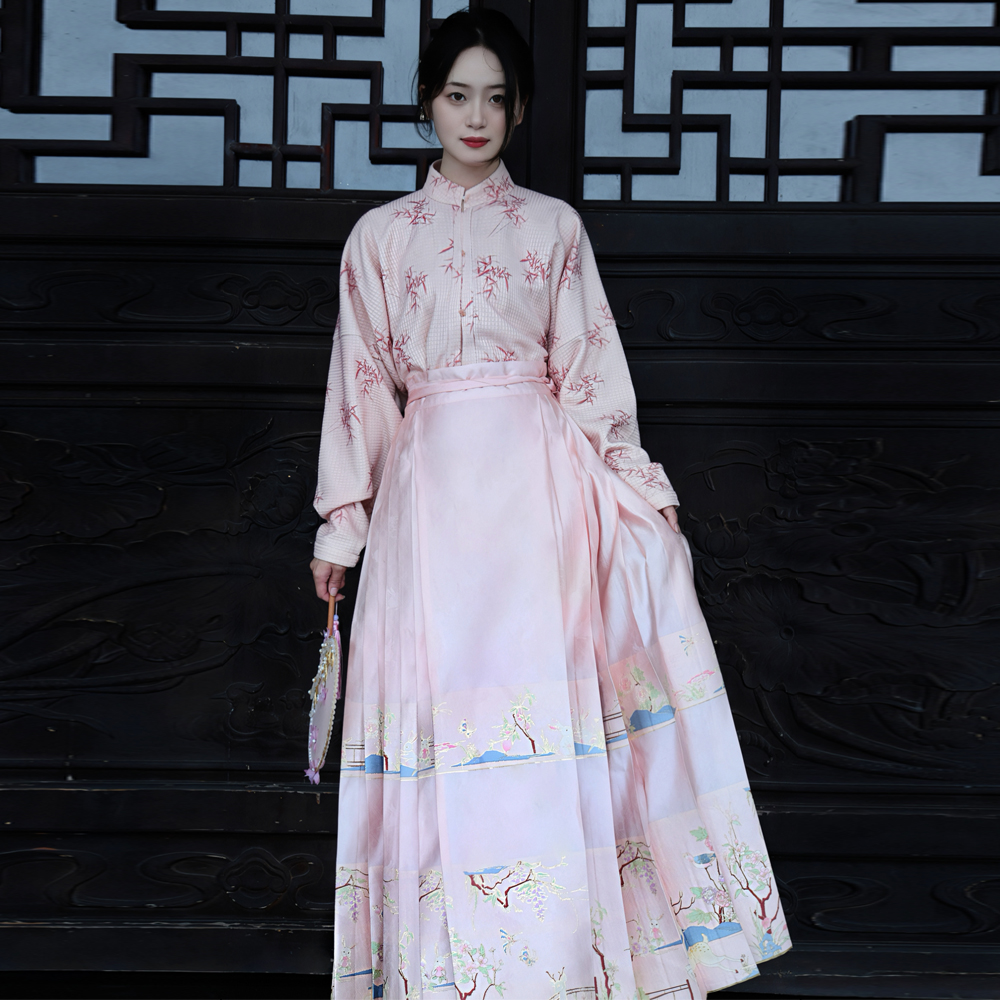 2023秋马面裙原创汉服明制套装