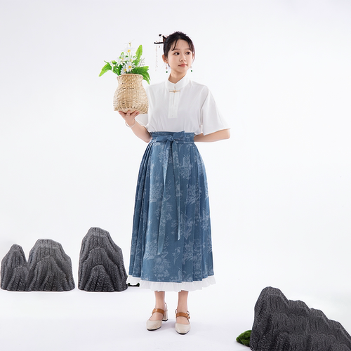 彩云涧汉服马面裙套装
