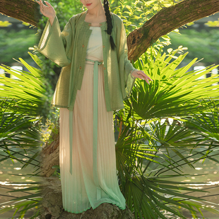 彩云涧原创设计宋制汉服百迭裙细褶纯色工业褶改良马面裙日常夏秋