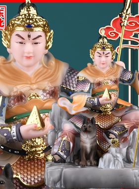 二郎神杨戬灌江口二郎显圣摆件