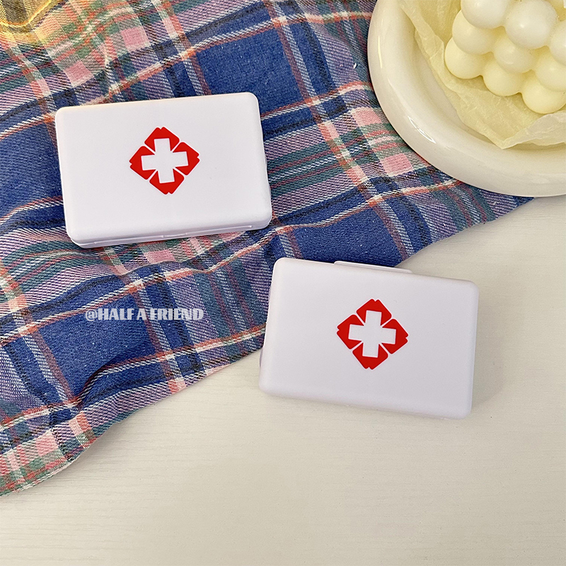 清仓】旅行分装药品盒小号医药盒随身携带一周星期药丸收纳盒子