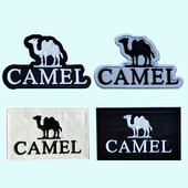 骆驼潮牌标志徽章刺绣标logo 魔术贴品牌补丁贴装 饰补洞缝烫