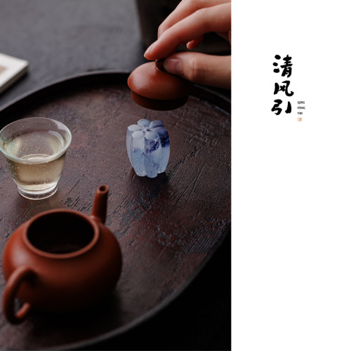 花舞大唐葵形盖置复古宋式美学