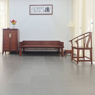 铁力木罗汉床格木东京木大床新中式卧榻红木家具厂家直销可定制