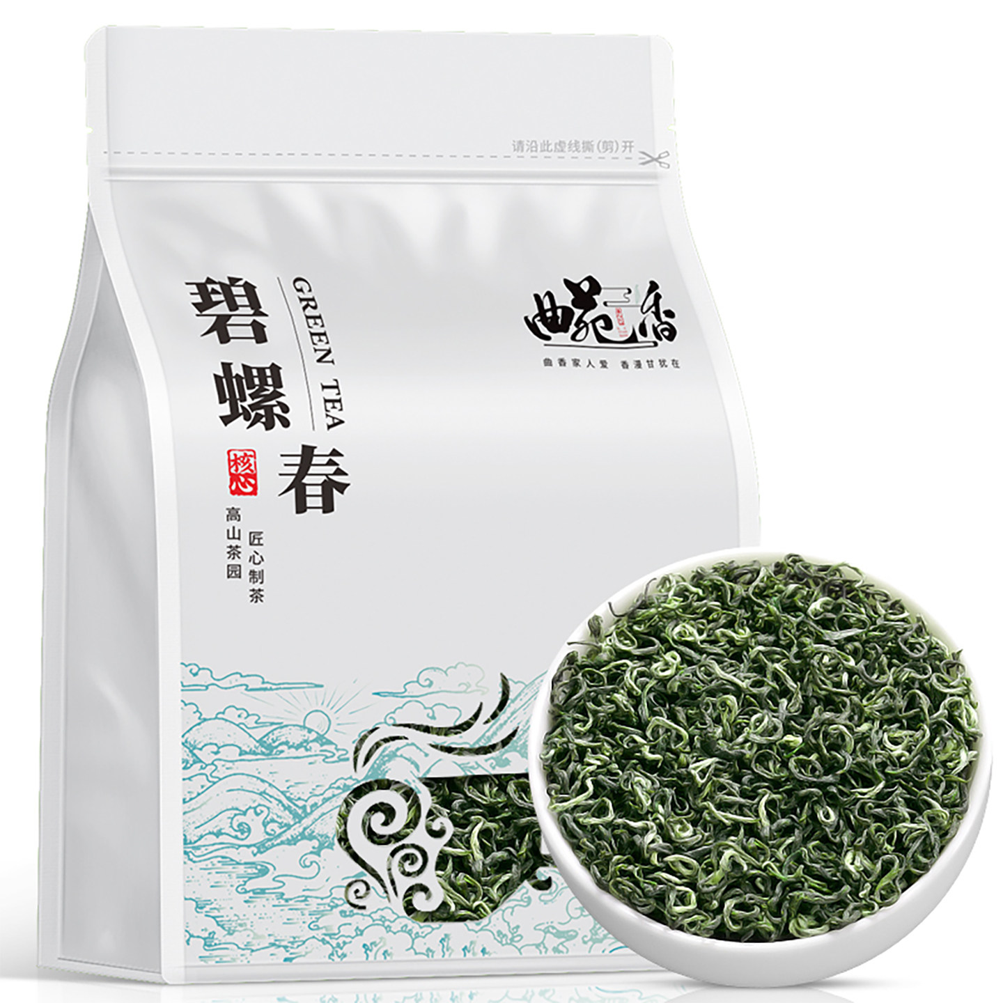 碧螺春绿茶浓香耐泡型新茶750g图片