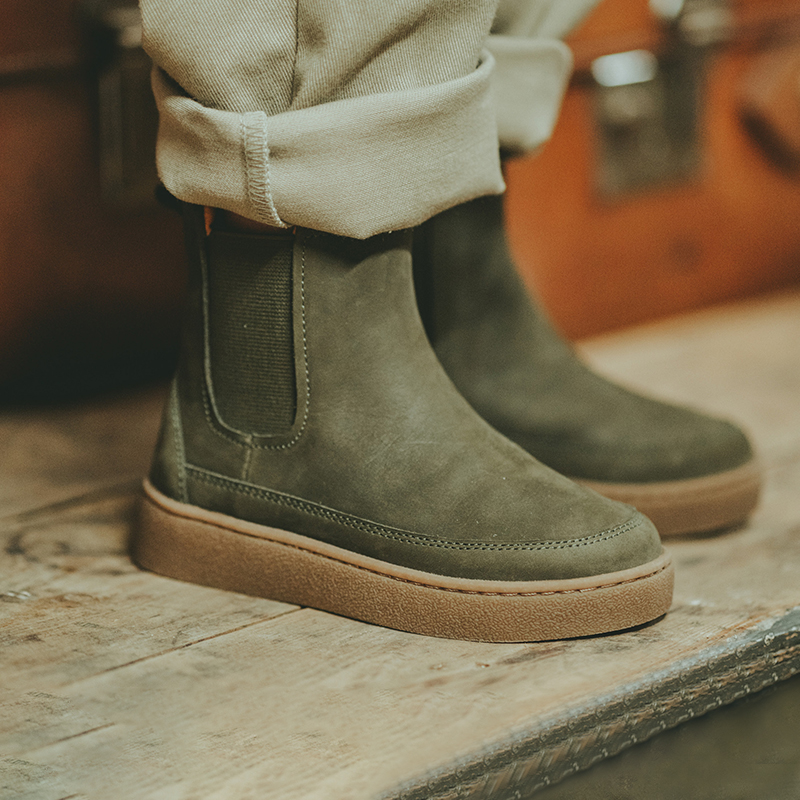 donsje儿童靴子男童短靴