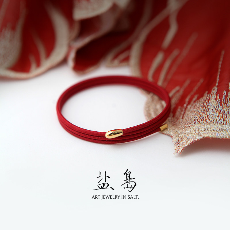 盐岛锦鲤红绳手链本命年轻奢小众高级感新年礼物叠戴精致红色手绳,饰品/流行首饰/时尚饰品新,手链,淘宝优惠券,粉丝福利购,淘宝优惠卷