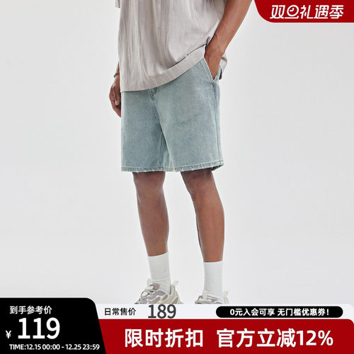 夏季牛仔短裤美式简约