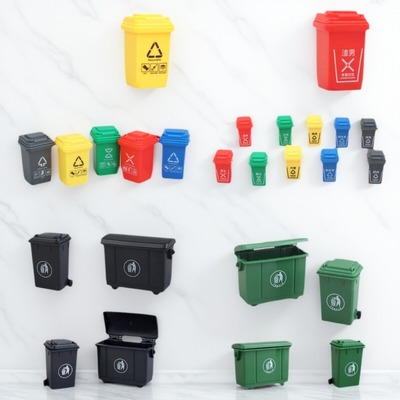 迷你仿真交通路障垃圾桶