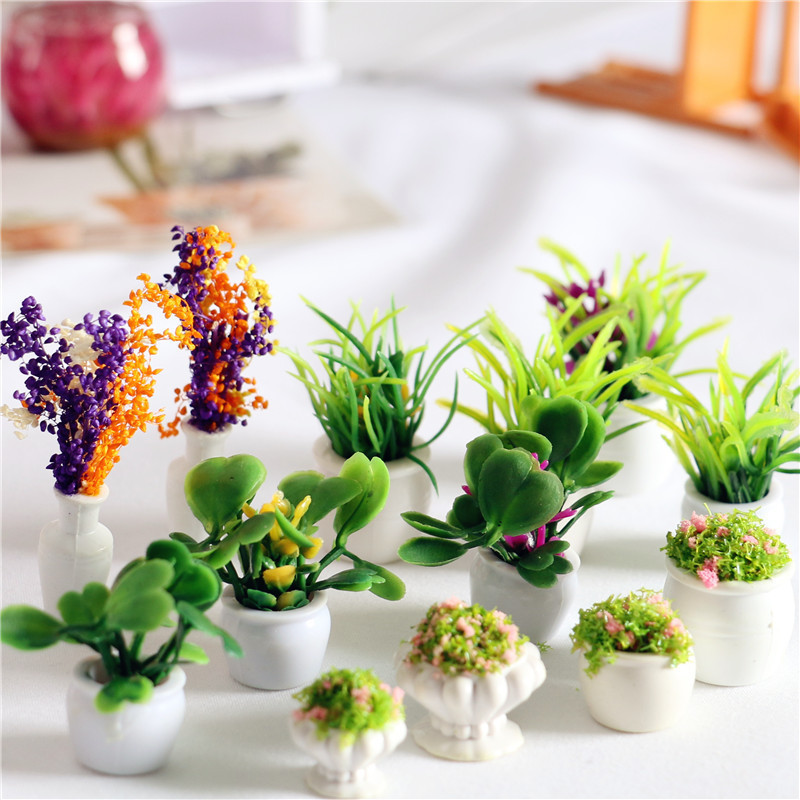 娃娃屋迷你植物模型草坛绿植