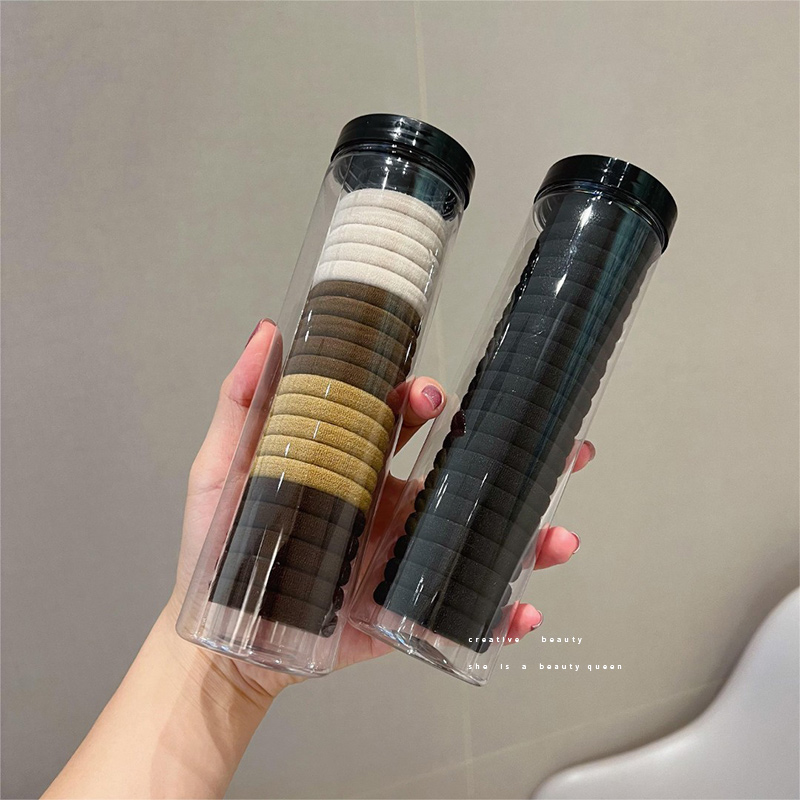 头绳橡皮筋女扎头高弹力耐用网红加粗头饰发绳简约绑头发皮套发圈