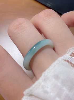 情侣白茶清欢江南烟雨首琉璃饰品