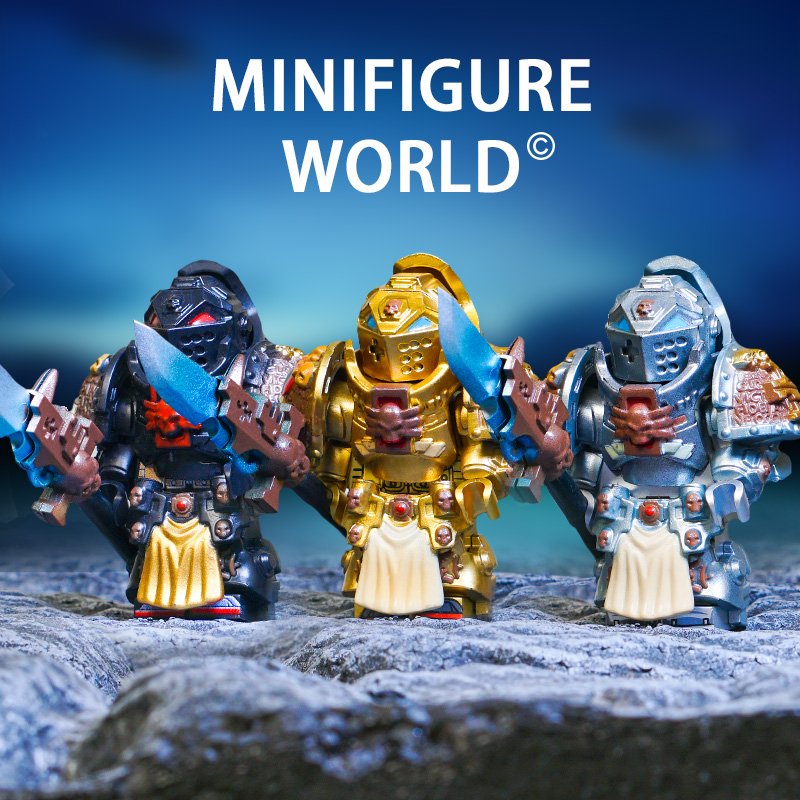 战锤40K灰骑士终结者星际战士黑圣堂适用乐高第三方积木人仔玩具