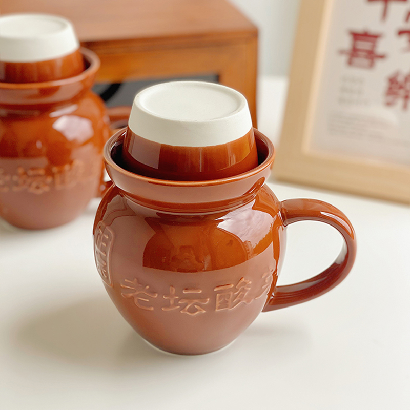 老坛手工杯子陶瓷创意