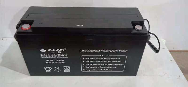 sendon山顿蓄电池6-gfm-150路灯供电 太阳能光伏12v150ah直流屏专