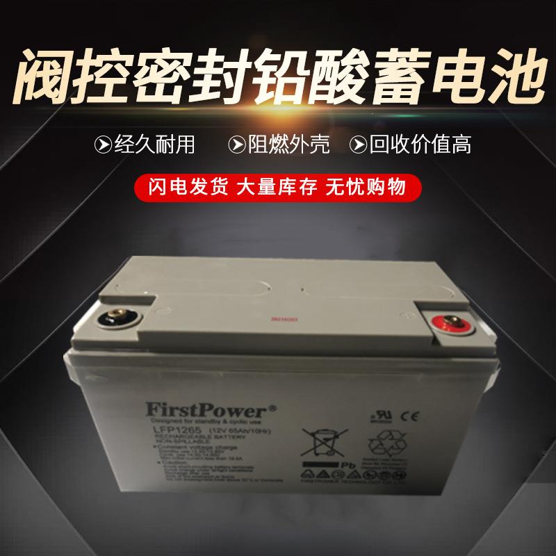 EPS直流屏UPS用电瓶LFP12650(12V6H/10HR)FirstPower蓄电池