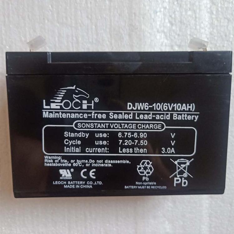 蓄电池6V10Ah DJW6-10 儿童电动玩具摩托车免维护电瓶 LEOCH