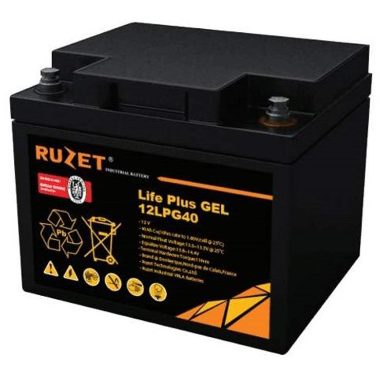 法国RUZET蓄电池12LPG40 通信 机房UPS电源12v40ah现货