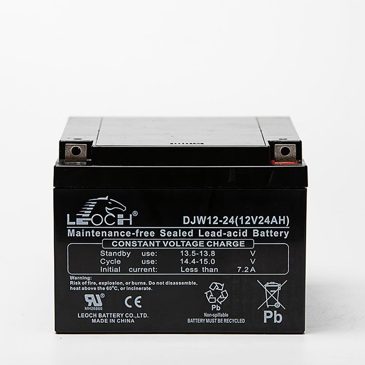 现货蓄电池DJW12-24 12V24AH DJW12-24S LEOCH蓄电池