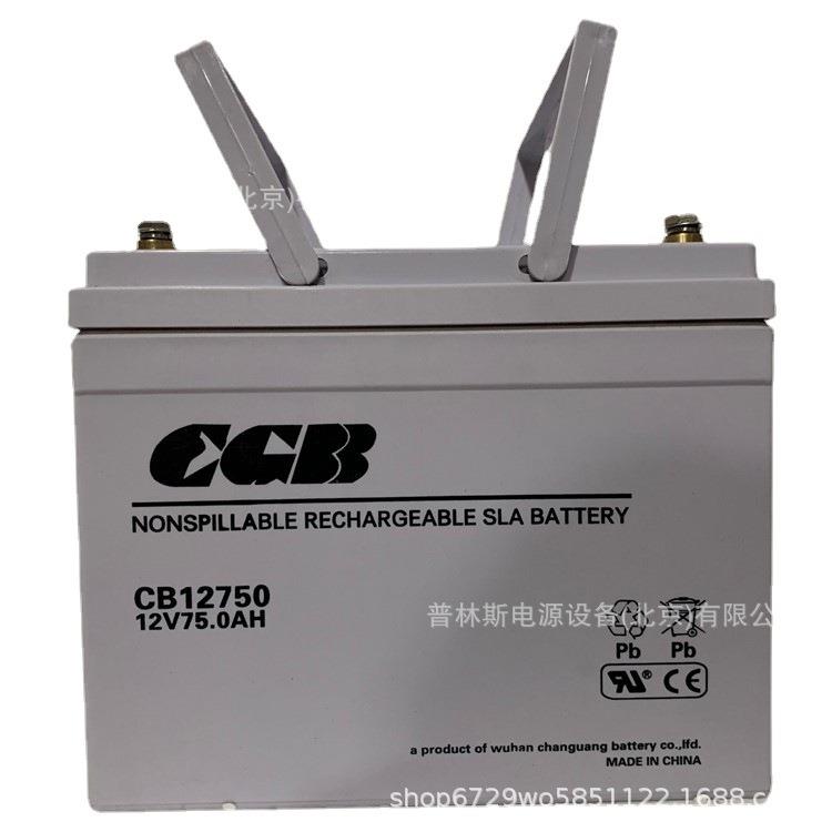 全新蓄电池CB12750 CGB蓄电池12V75ah铅酸免维护UPS蓄电池