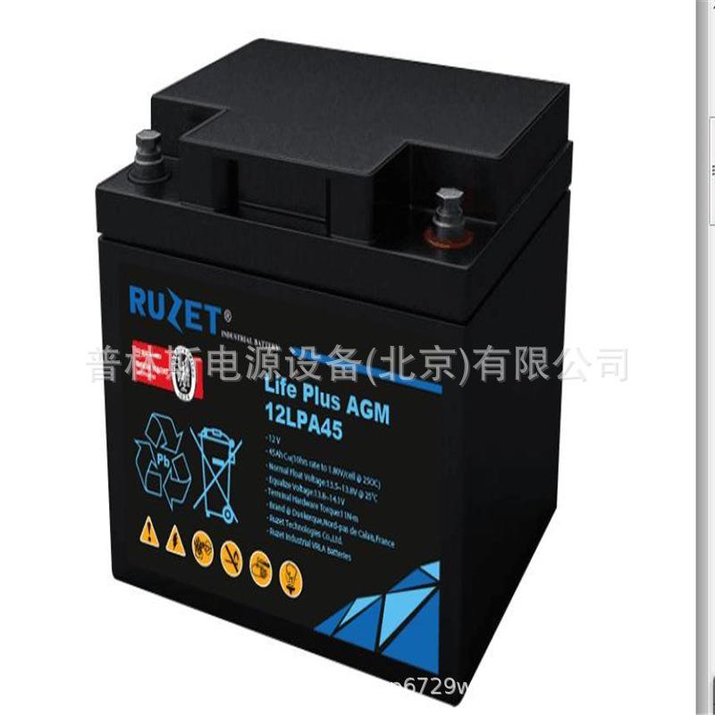12V45AH蓄电池12LPA45 RUZET法国电池 直流屏UPS蓄电池