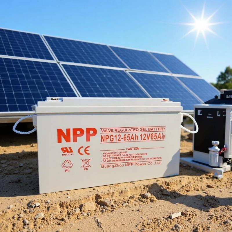NPP胶体蓄电池NPG12-65Ah12V65ah直流屏太阳能专用蓄电池