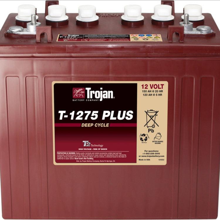 Trojan12v150Ah铅酸蓄电池T-1275高尔夫球车 巡逻车升 降平台