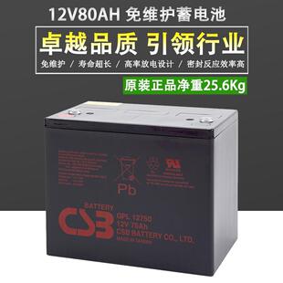 蓄电池GPL121000台湾csb铅酸蓄电池12V100AH上门安装
