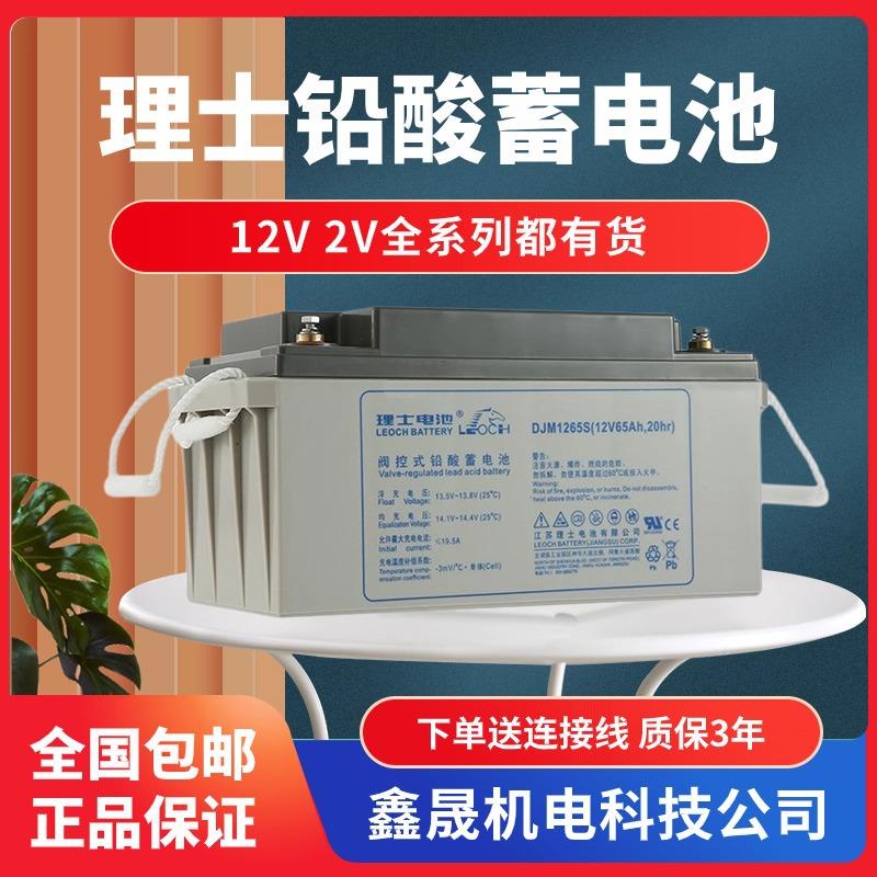 理士蓄电池DJM1265S 12v65ah20HR阀控式铅酸免维护 EPS/UPS电源