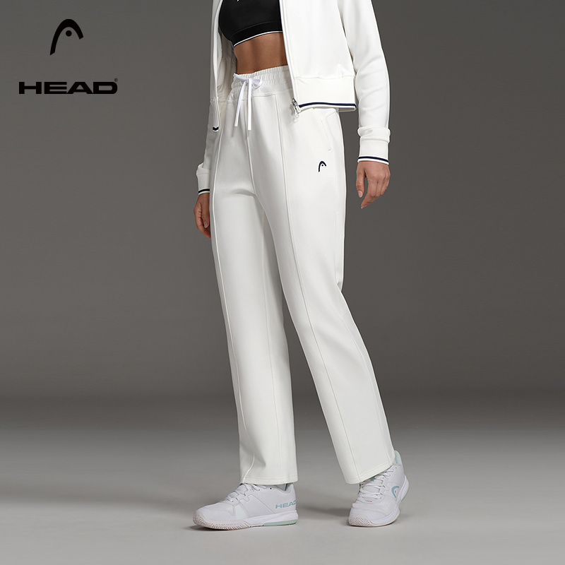 HEAD海德针织运动长裤女松紧腰