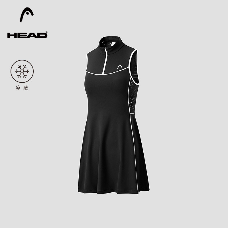 HEAD海德凉感两件套网球连衣裙女图片
