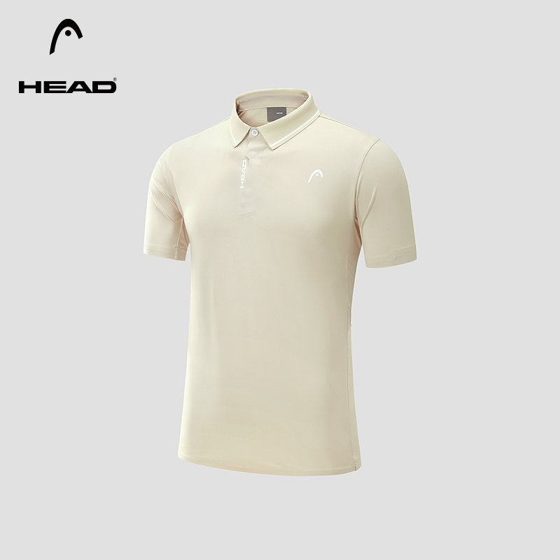 HEAD海德速干网球运动POLO衫2025夏季新款透气提花翻领短袖T恤男,运动服/休闲服装,运动POLO衫,淘宝优惠券,粉丝福利购,淘宝优惠卷