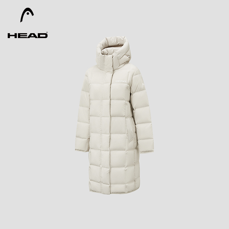 HEAD海德90绒户外长款羽绒服女