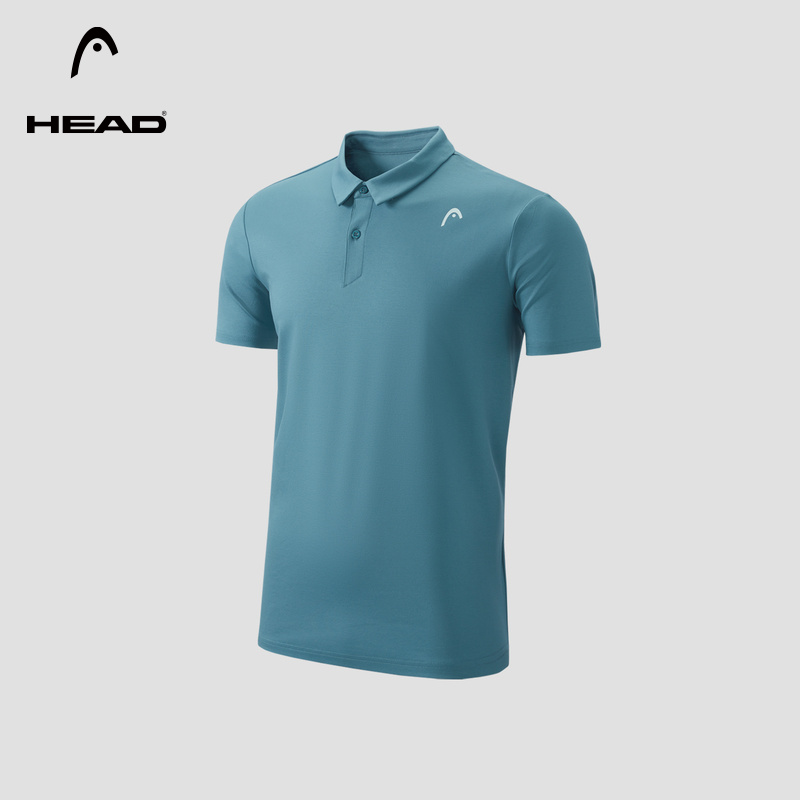 HEAD海德网球运动速干POLO衫男
