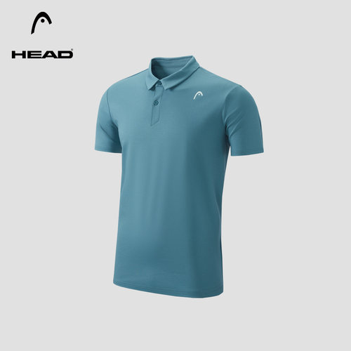 HEAD海德网球运动速干POLO衫男