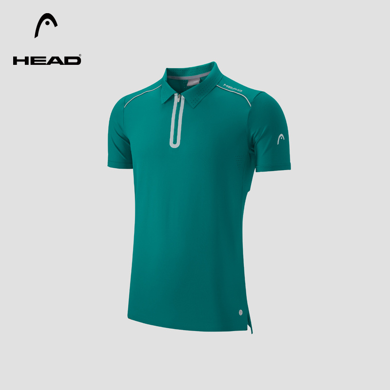 HEAD海德网球训练运动polo衫男