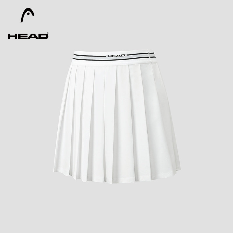 【防走光】HEAD海德轻盈透气运动网球裙26夏新款百褶裙半身裙裤女