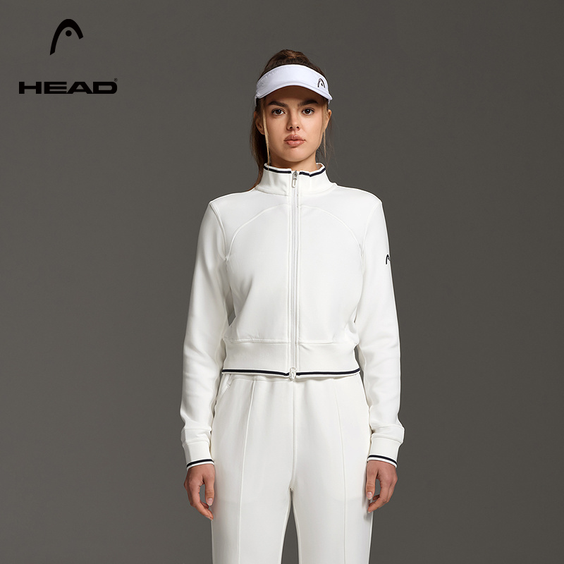 HEAD海德网球运动短款针织夹克女