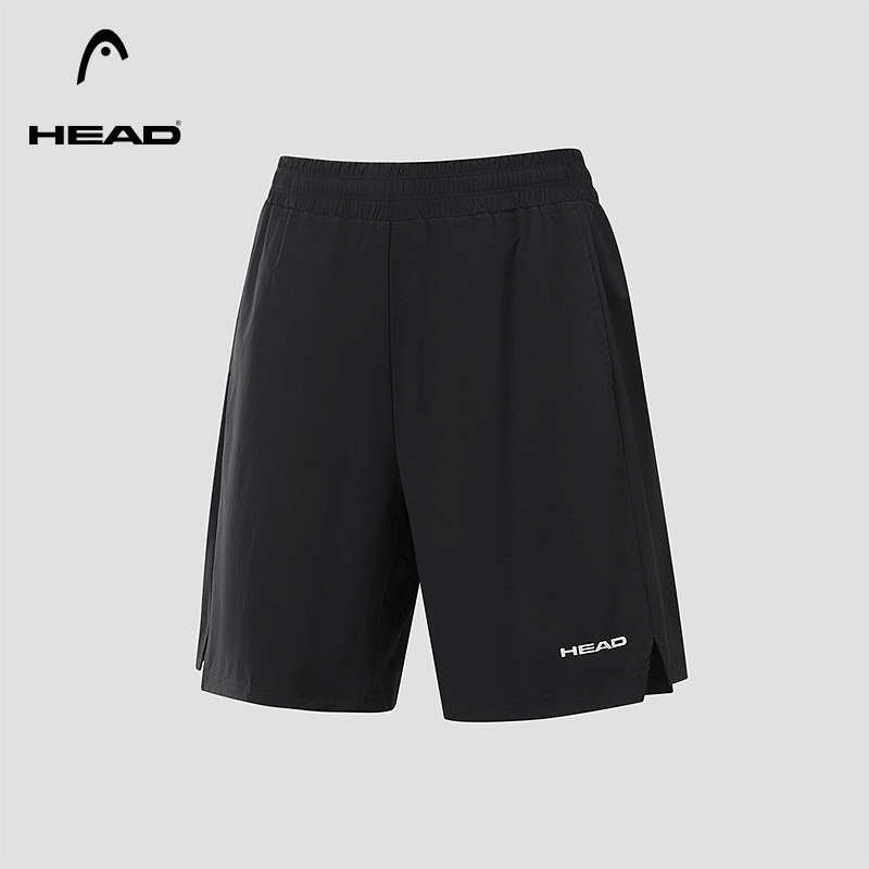 HEAD海德网球运动松紧腰梭织短裤2026夏季新款跑步训练男士五分裤