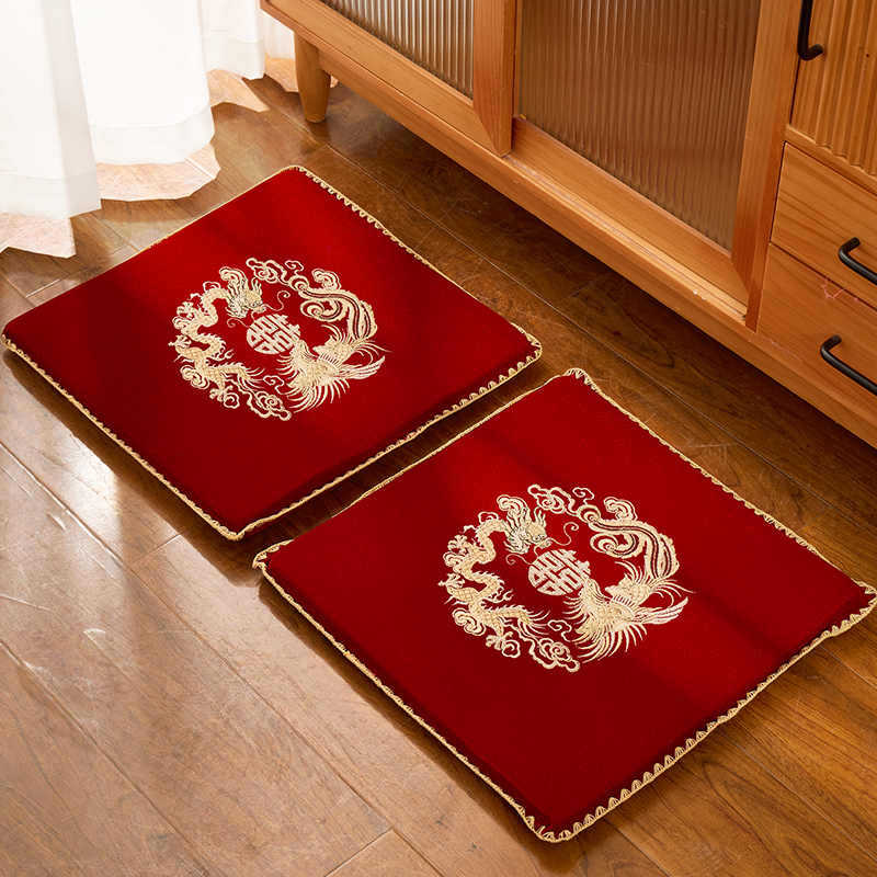 敬茶跪垫结婚一对婚礼新娘改口坐福垫婚庆用品大全敬酒磕头喜垫子