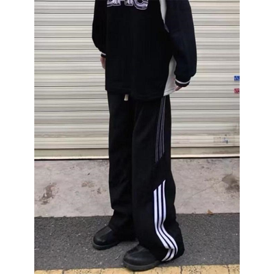 春秋新款传奇商行legend春秋新款休闲裤潮牌三条杠条纹运动裤痞帅