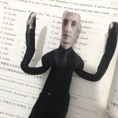 德拉科老鼠干正反面不同玩偶抽象铁丝娃娃全身带骨架可扭动四肢