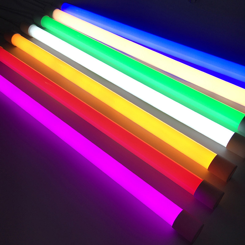 T8吊装鱼缸led防水灯管冷藏保鲜展示柜led日光管1.5米红绿