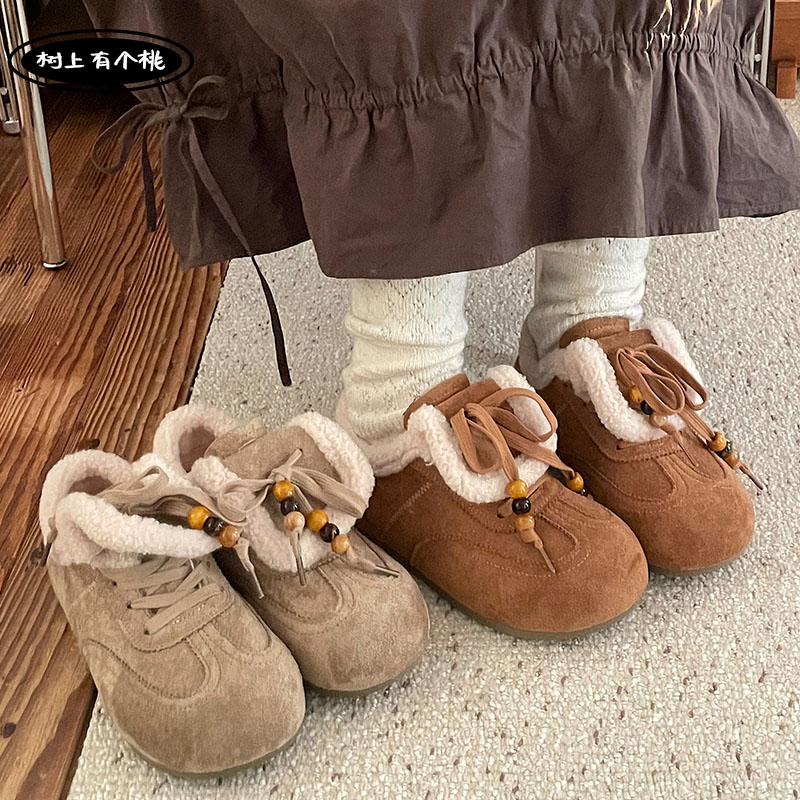 树上有个桃厚底全包勃肯鞋女棉鞋