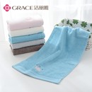 洁丽雅童巾纯棉小面巾全棉洗脸家用柔软吸水不掉毛男女宝宝毛巾
